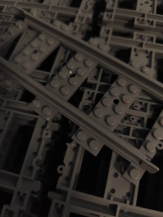Lotto 150 Binari LEGO per Treni