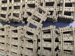 Lotto 150 Binari LEGO per Treni