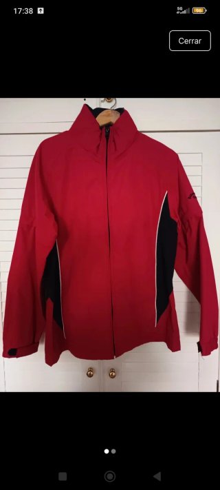 Cazadora Boomerang Roja y Negra Talla M