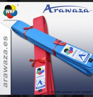 Cinturones Karate competición kata Arawaza WKF