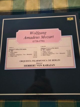 3 Vinilos Maestros de la Música: Mozart