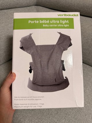 Mochila Portabebés Vertbaudet Ultra Light Algodon