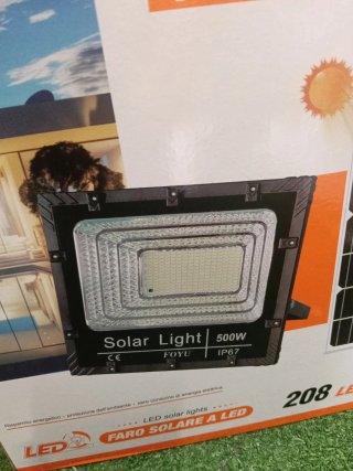 2 Fari Solari FOYU 500W LED 6500K