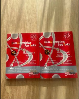 Libro matematicas 2 bach