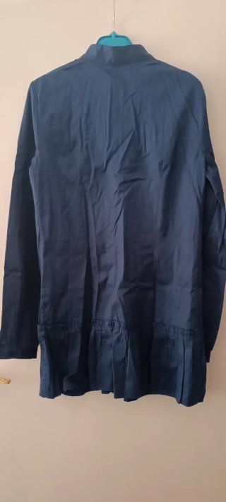 Vestido Azul con Volantes