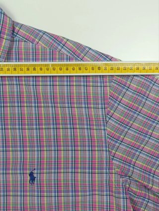 Camisa Polo Ralph Lauren Cuadros Vintage Talla XXL