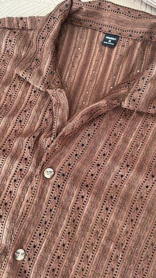 Conjunto de hombre marrón