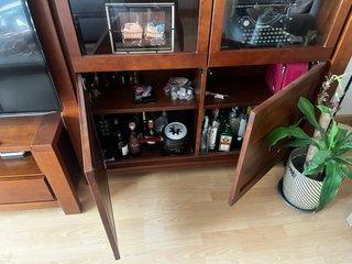 Mueble de salón modular madera maciza