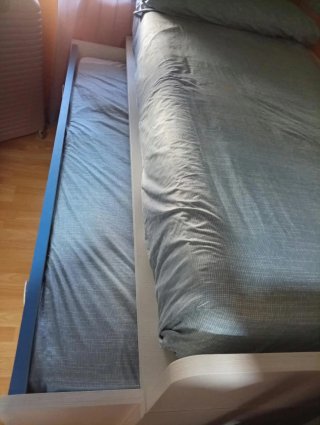 Cama nido con 2 colchones y 3 cajones