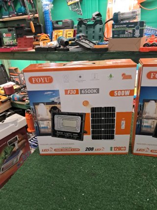 2 Fari Solari FOYU 500W con Pannello