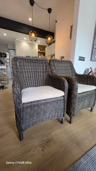 2 Sillones de Ratán Sintético