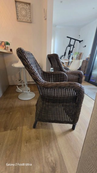 2 Sillones de Ratán Sintético