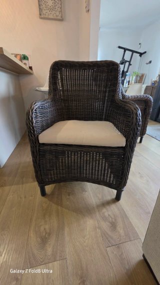 2 Sillones de Ratán Sintético