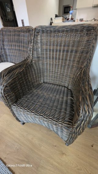 2 Sillones de Ratán Sintético