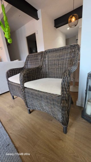 2 Sillones de Ratán Sintético