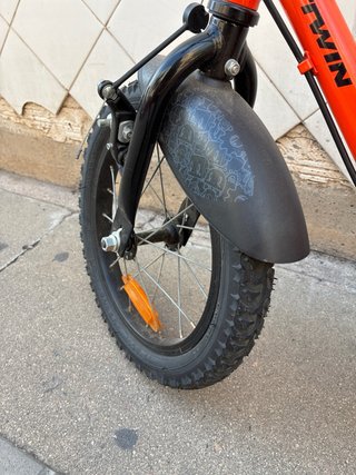 Bicicleta infantil Btwin naranja