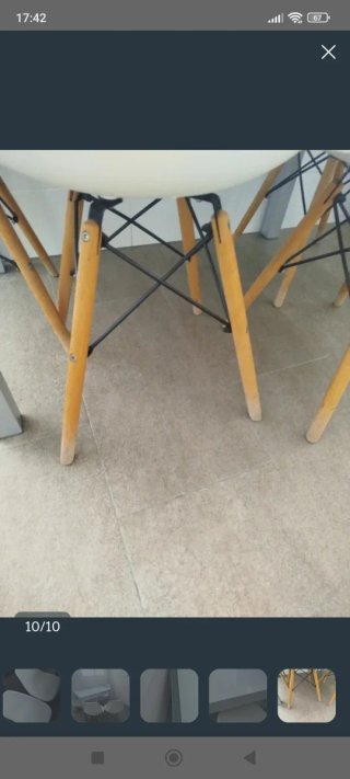 Juego de 4 sillas de comedor