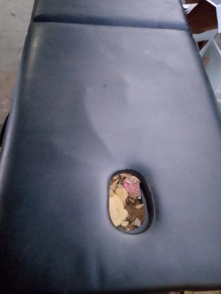 Mesa portátil de masaje