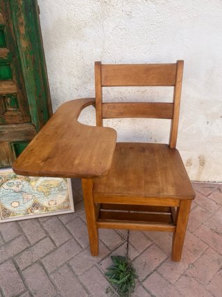 Silla Escritorio Escolar Americana Vintage