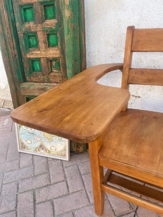 Silla Escritorio Escolar Americana Vintage