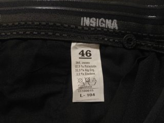 Pantalón táctico trabajo Insigna Negro Verano T.46
