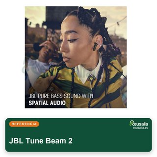 JBL Tune Beam 2 auriculares ANC 10mm negro