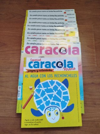 Pack 10 revistas infantiles "Caracola"