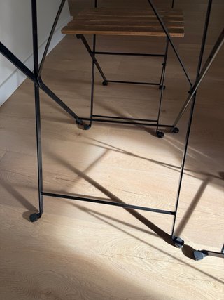 Set Mesa y 2 Sillas Balcón Ikea Tärnö