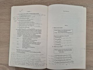 Libro de Alemán en español "Programm ejercicios.
