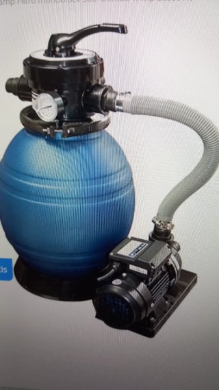 Filtro para piscina con bomba+ regalo cloro y PH