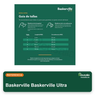 Museruola Baskerville Ultra bozal moldeado T5