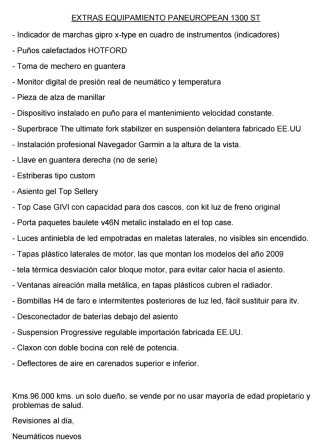 Honda Paneuropean 1300ST (2006)con ABS etiqueta(B)