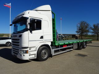 Scania G 480 - CAMION CON PLATAFORMA