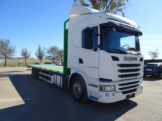 Scania G 480 - CAMION CON PLATAFORMA