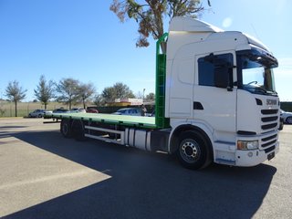 Scania G 480 - CAMION CON PLATAFORMA