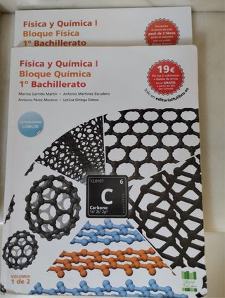 Libros de fisica y química 1 de bachillerato