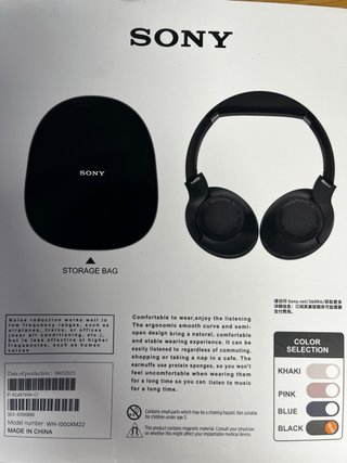 Sony WH-1000XM22 Auriculares Inalámbricos Negros