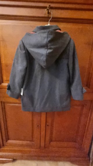 Abrigo de Lana unisex, Rigans Gris (5 años)