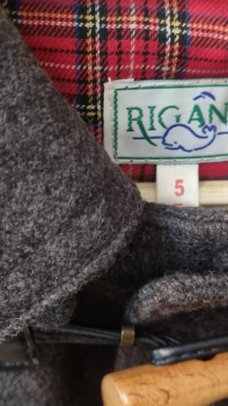 Abrigo de Lana unisex, Rigans Gris (5 años)
