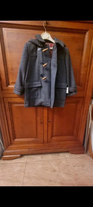 Abrigo de Lana unisex, Rigans Gris (5 años)