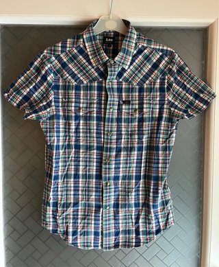 Camisa manga corta cuadros Lee
