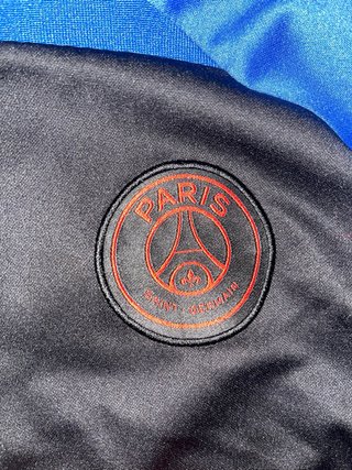 Sudadera PSG Jordan bordado Negra y Azul