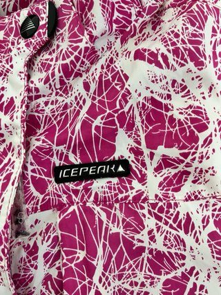Chaqueta de ski Icepeak rosa y blanco Talla M