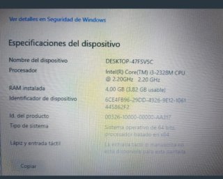 Portátil Acer Intel Core i3
