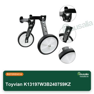 Ruedas auxiliares bicicleta ajustables aluminio