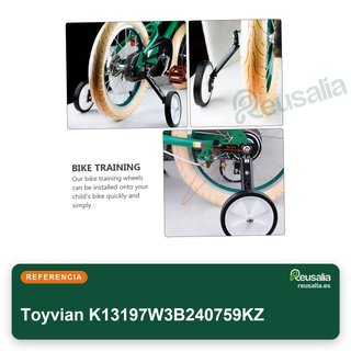 Ruedas auxiliares bicicleta ajustables aluminio