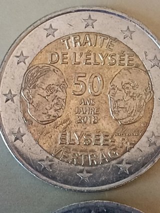 Lote 9 monedas  2 euros conmemorativas Nacho
