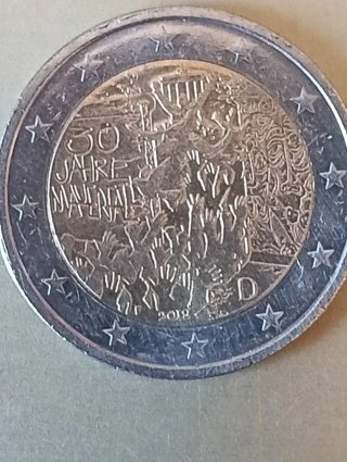 Lote 9 monedas  2 euros conmemorativas Nacho