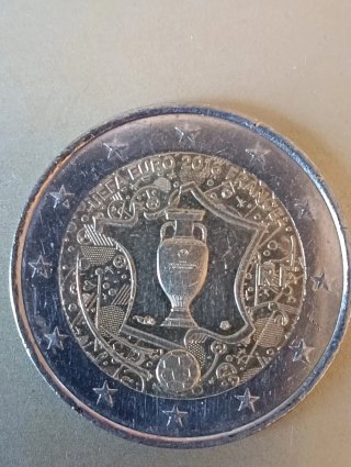 Lote 9 monedas  2 euros conmemorativas Nacho