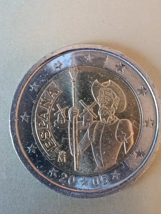 Lote 9 monedas  2 euros conmemorativas Nacho